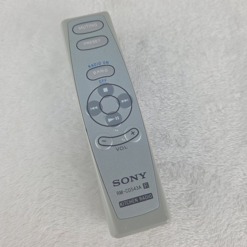 Sony RM-CD543A Kitchen Radio Remote Control ICF-CD543RM ICF-CD553RM OEM Tested